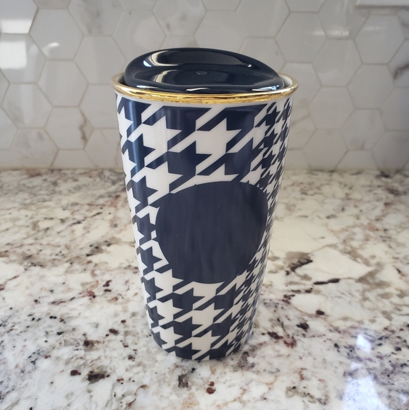 Starbucks Houndstooth Dot Collection Travel Mug